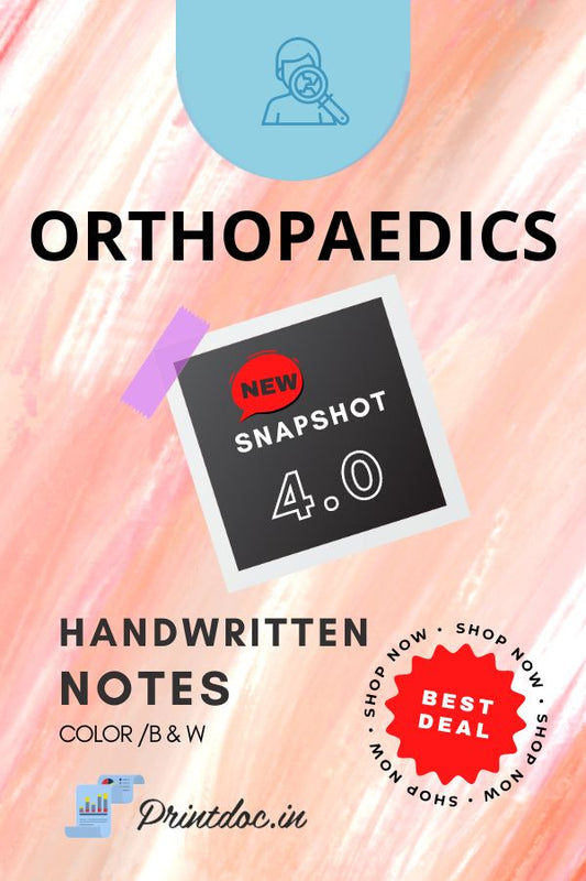 Snapshot 4.0 - ORTHOPAEDICS