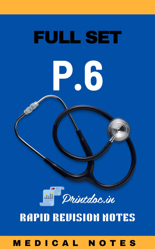 Prep 6.0 Rapid Revision - Full Set Notes