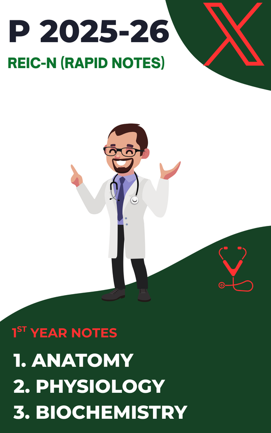 PREP REIG-N - First Year MBBS Notes – Anatomy, Physiology & Biochemistry
