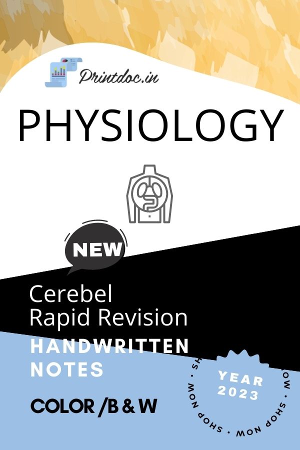 Cerebel RR - PHYSIOLOGY
