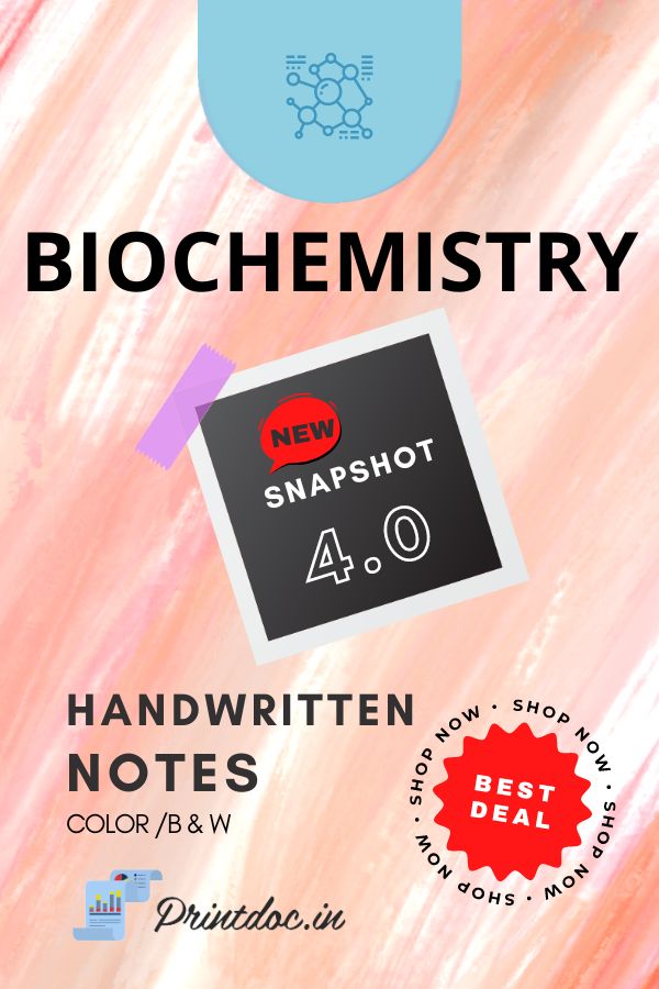 Snapshot 4.0 - BIOCHEMISTRY