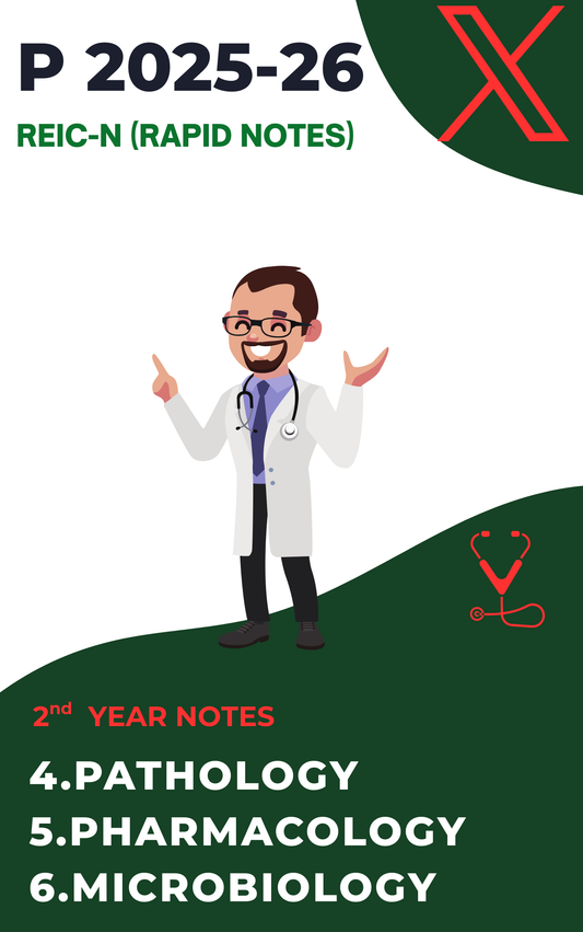 PREP REIG-N - Second Year MBBS Notes – Pathology, Pharmacology & Microbiology