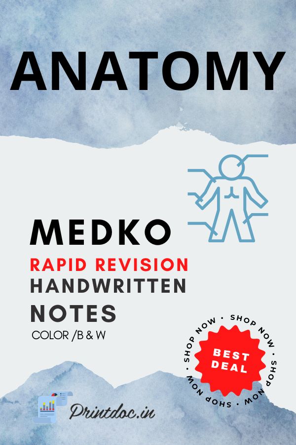 Medko Rapid Revision - ANATOMY