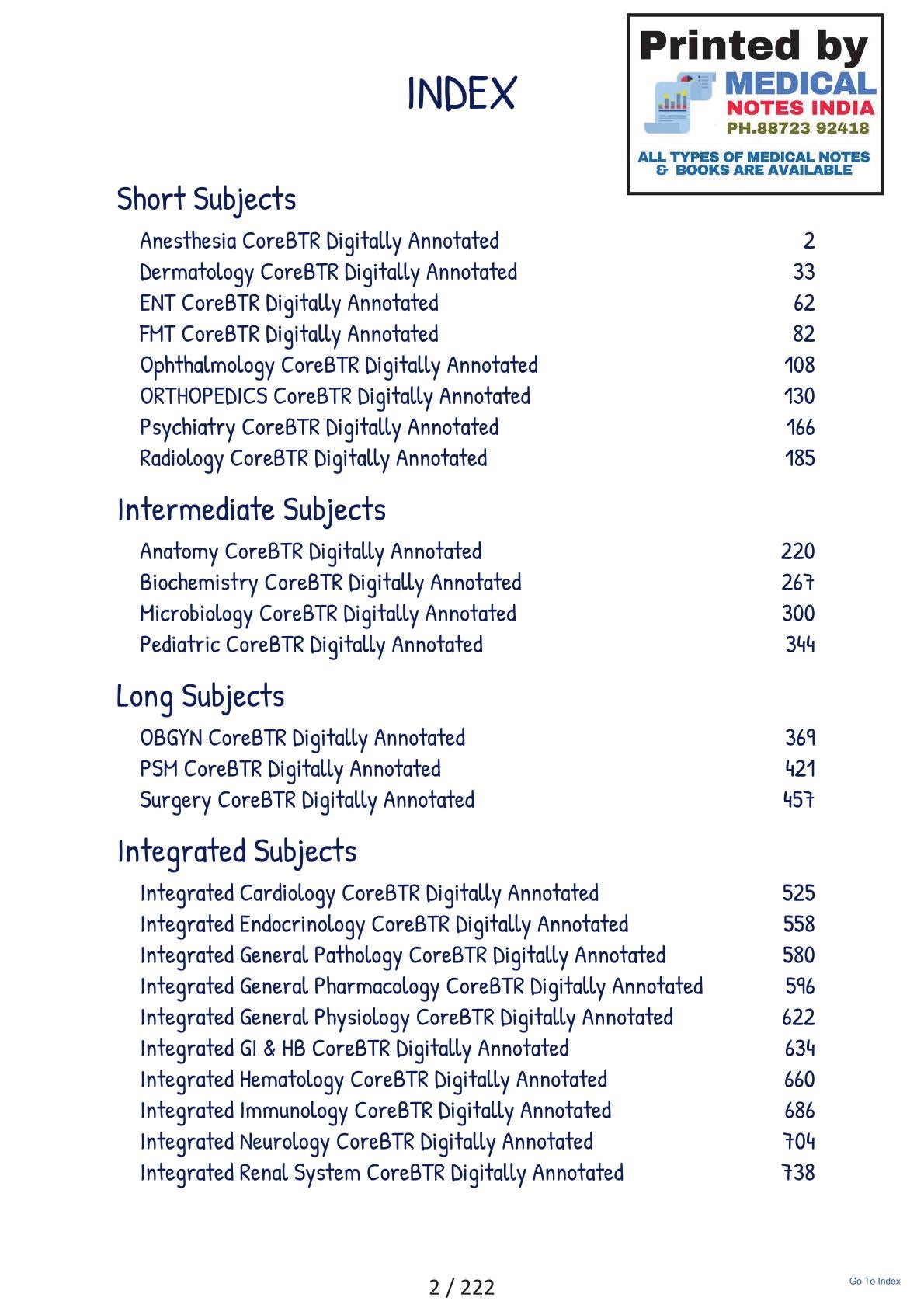 Core BTR Notes Digitally Annotated 2026 - New Special Offers
