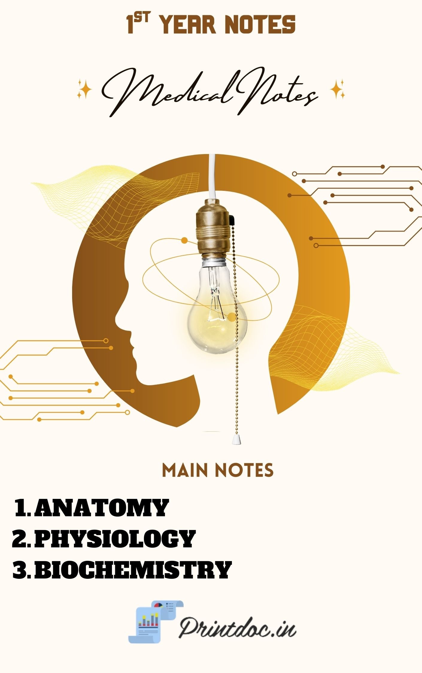 E-Guru 4.0 - First Year MBBS Notes – Anatomy, Physiology & Biochemistry