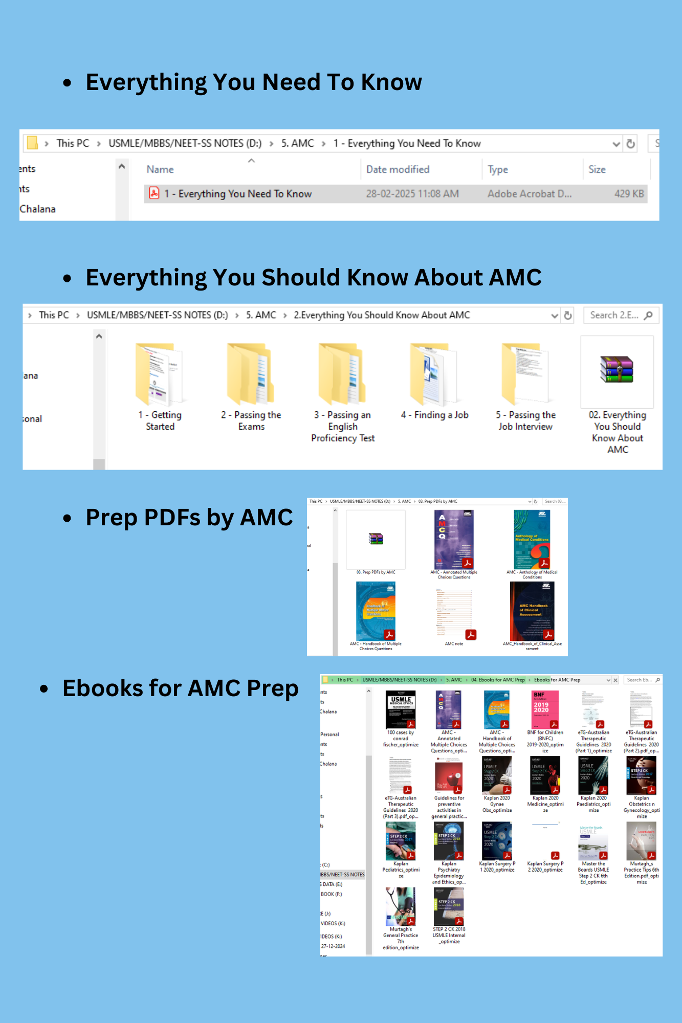 AMC  Notes + Books (New Offer) PDF