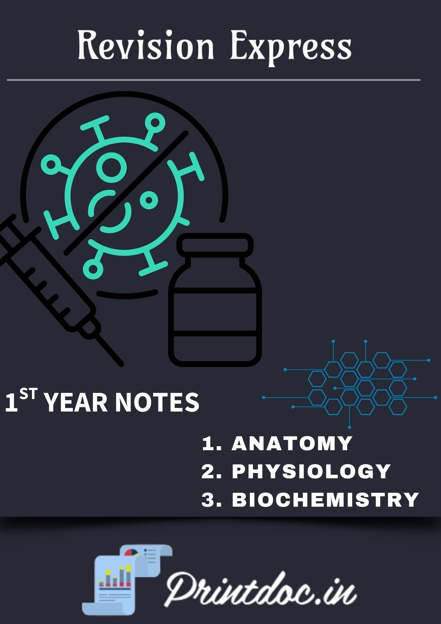 E-Guru Express - First Year MBBS Notes – Anatomy, Physiology & Biochemistry