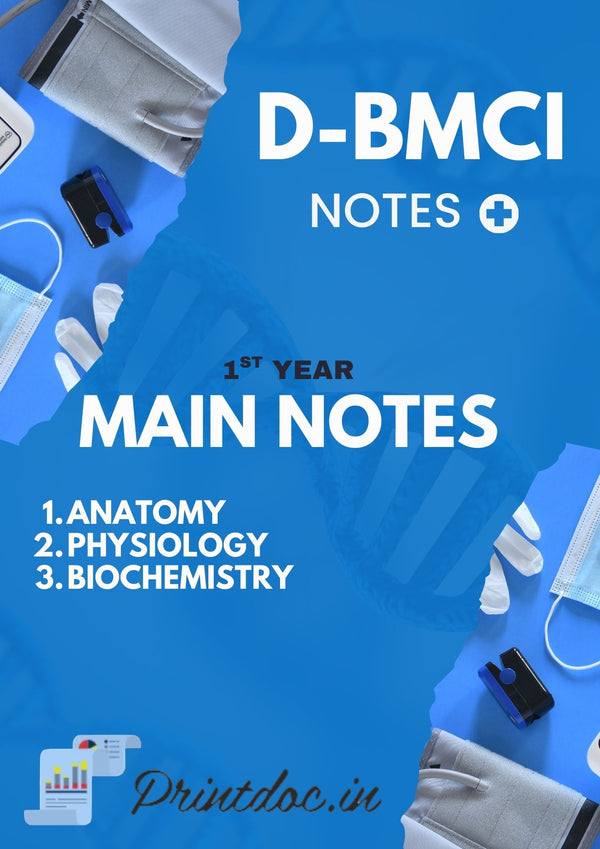 D-BMCI - First Year MBBS Notes – Anatomy, Physiology & Biochemistry ...