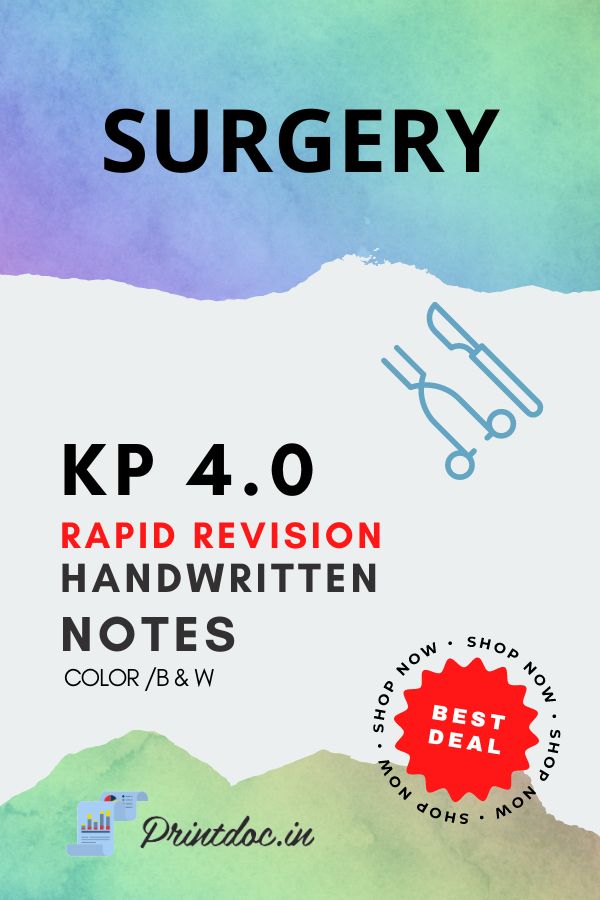 KP 4.0 Rapid Revision  - SURGERY