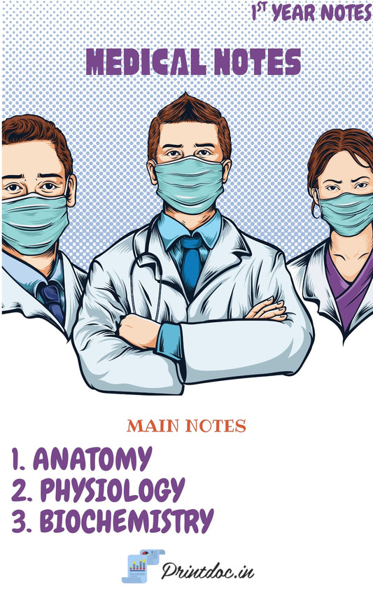 Cerebel Notes 2023 - First Year MBBS Notes – Anatomy, Physiology & Biochemistry