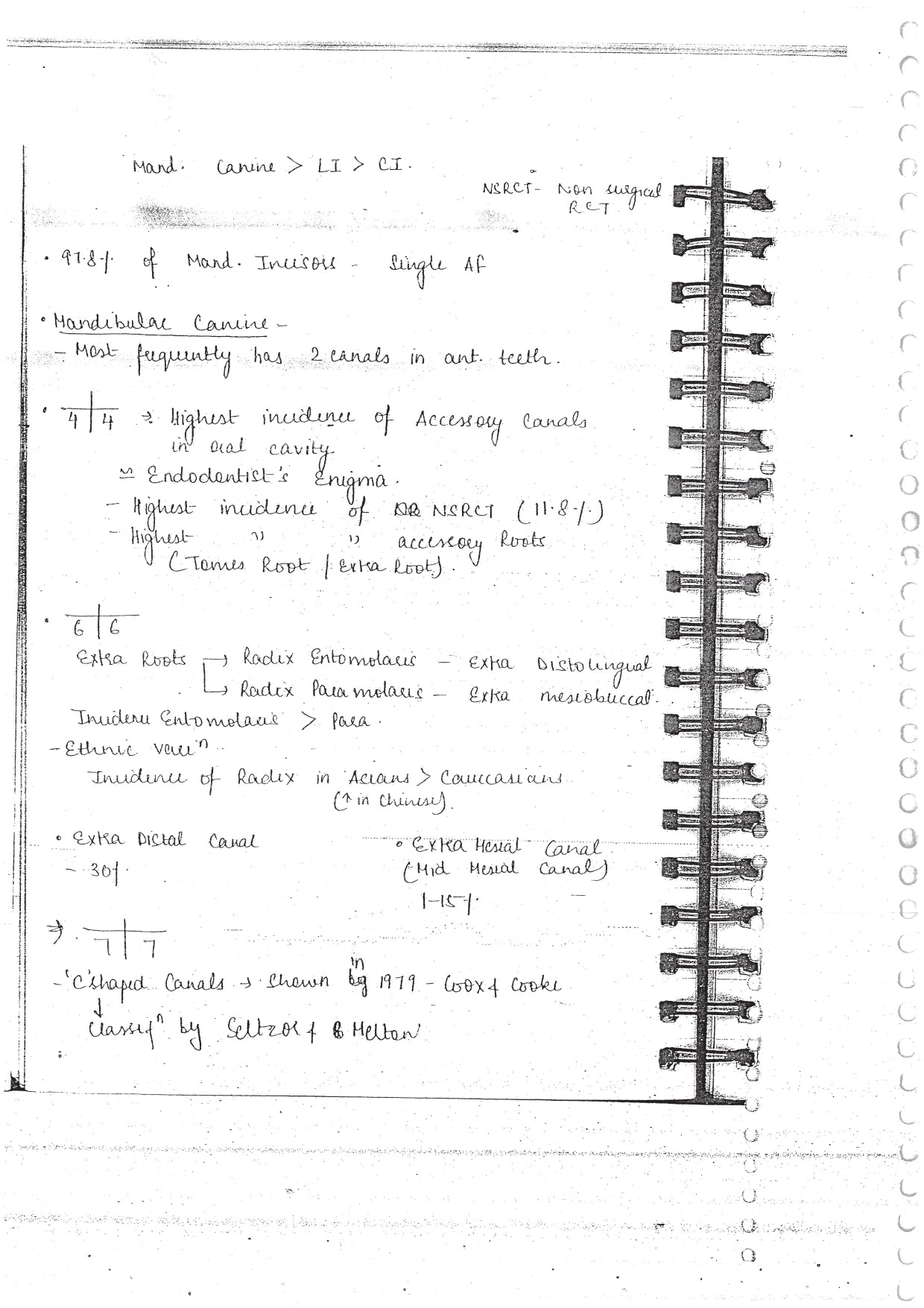 ENDODONTICS - BDS Dental Notes