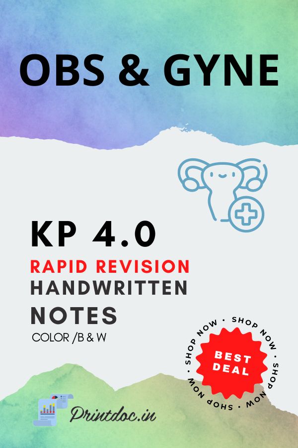 KP 4.0 Rapid Revision - OBS & GYNE