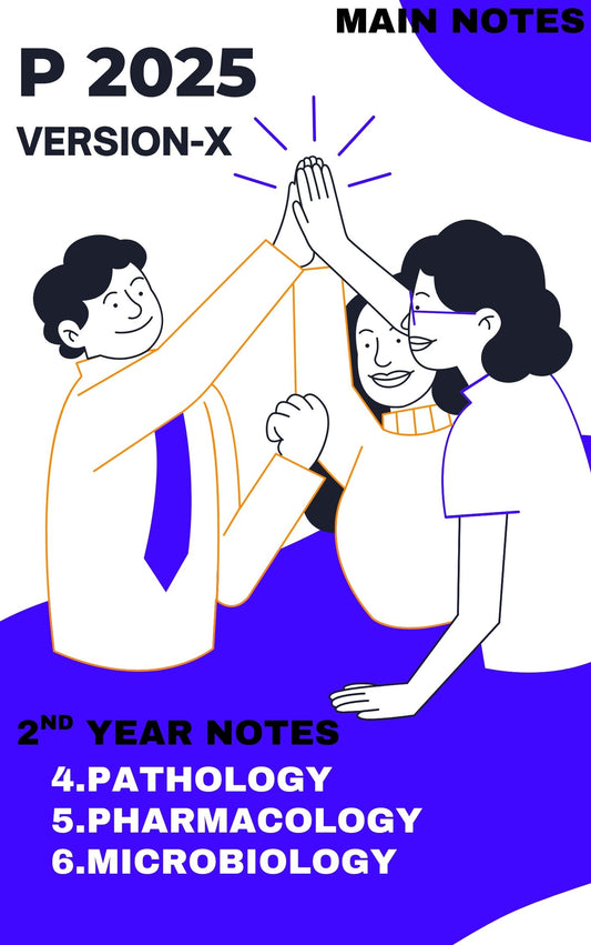 P Version X - Second Year MBBS Notes – Pathology, Pharmacology & Microbiology