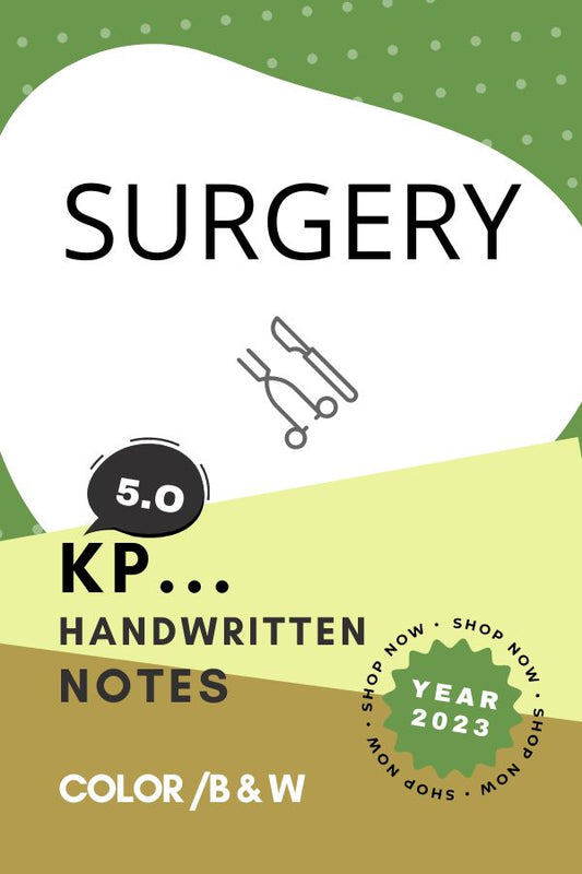 KP 5.0 Rapid Revision  - SURGERY