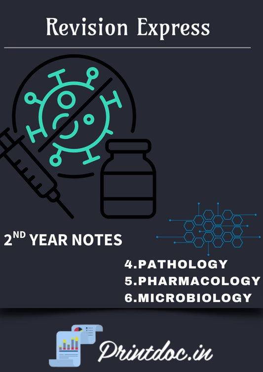 E-Guru Express - Second Year MBBS Notes – Pathology, Pharmacology & Microbiology