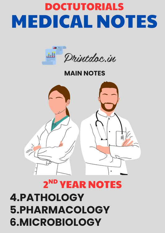 Doc Tutorial - Second Year MBBS Notes – Pathology, Pharmacology & Microbiology