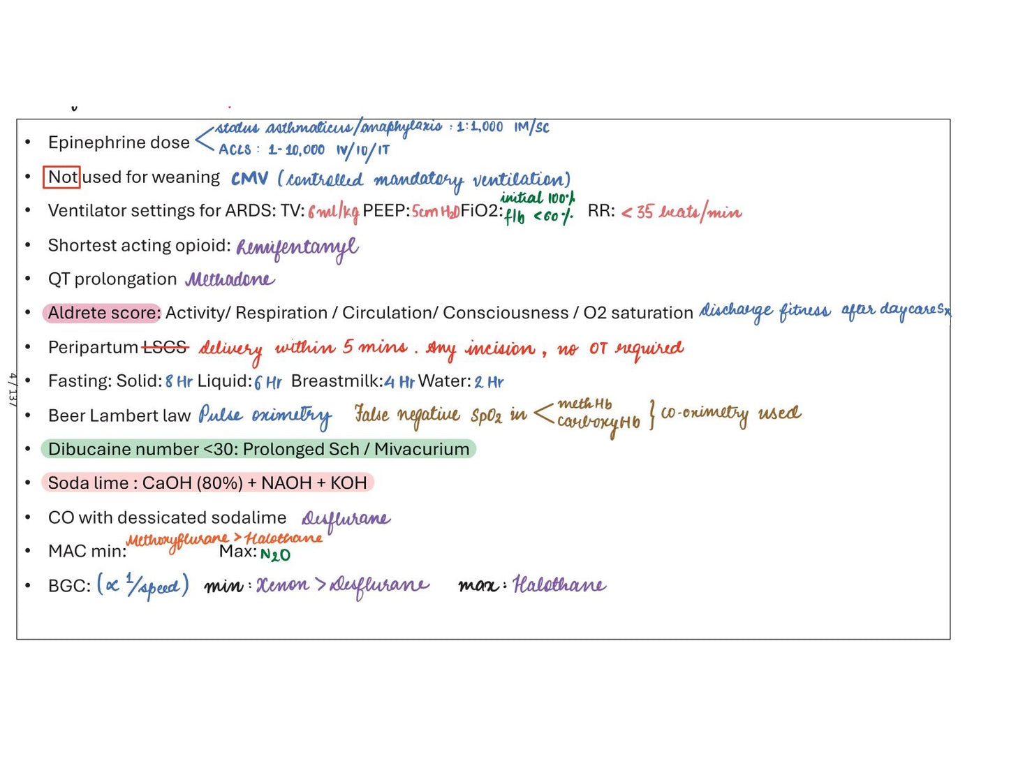 BTR  Chhoti Copy Notes by Dr. Zainab Vora