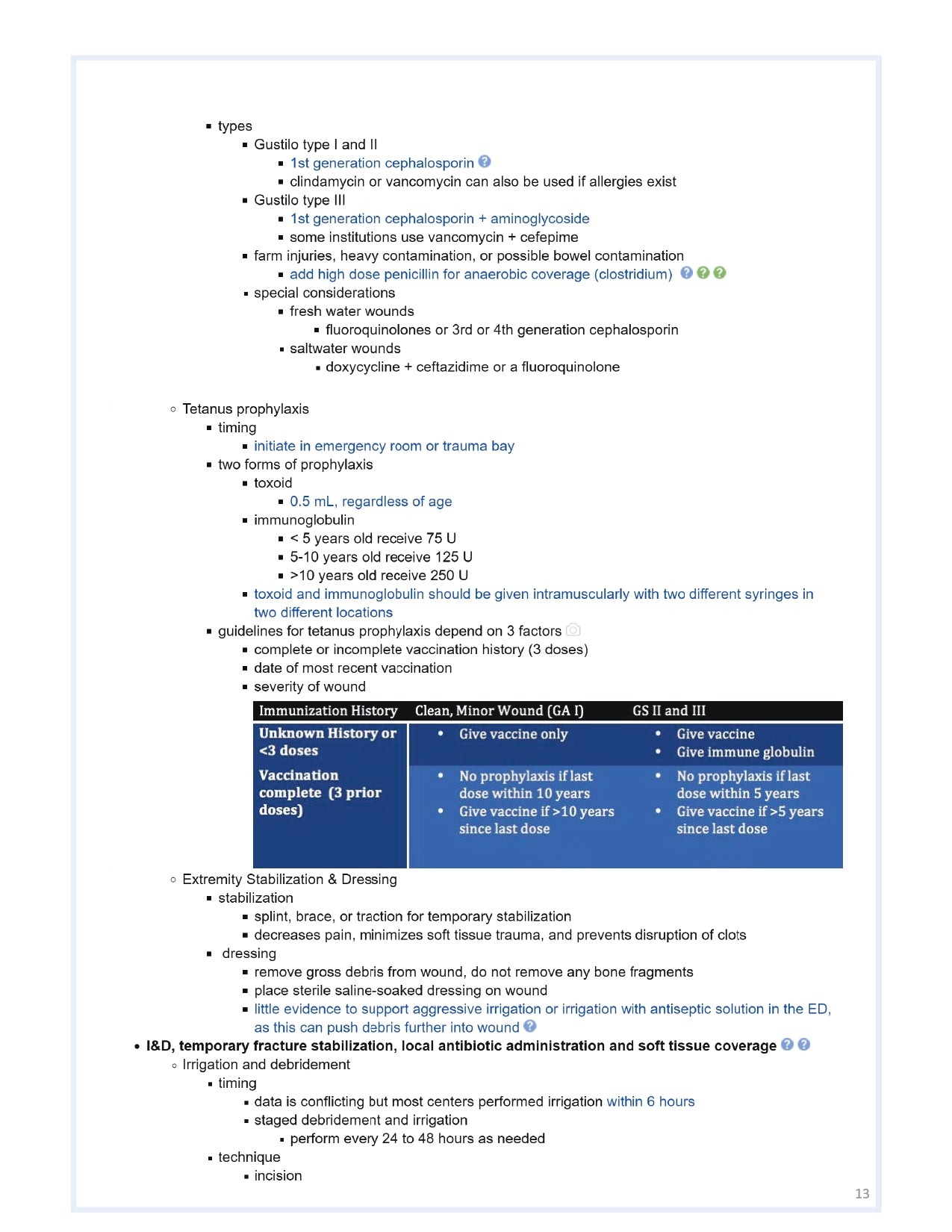 Orthobullets Notes - Vol 1