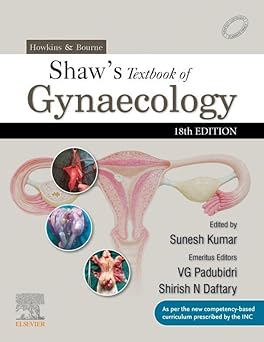 Shaw's Textbook of Gynaecology 18th EDITION