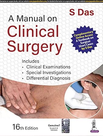 A MANUAL ON CLINICAL SURGERY Paperback – 5 December 2022
