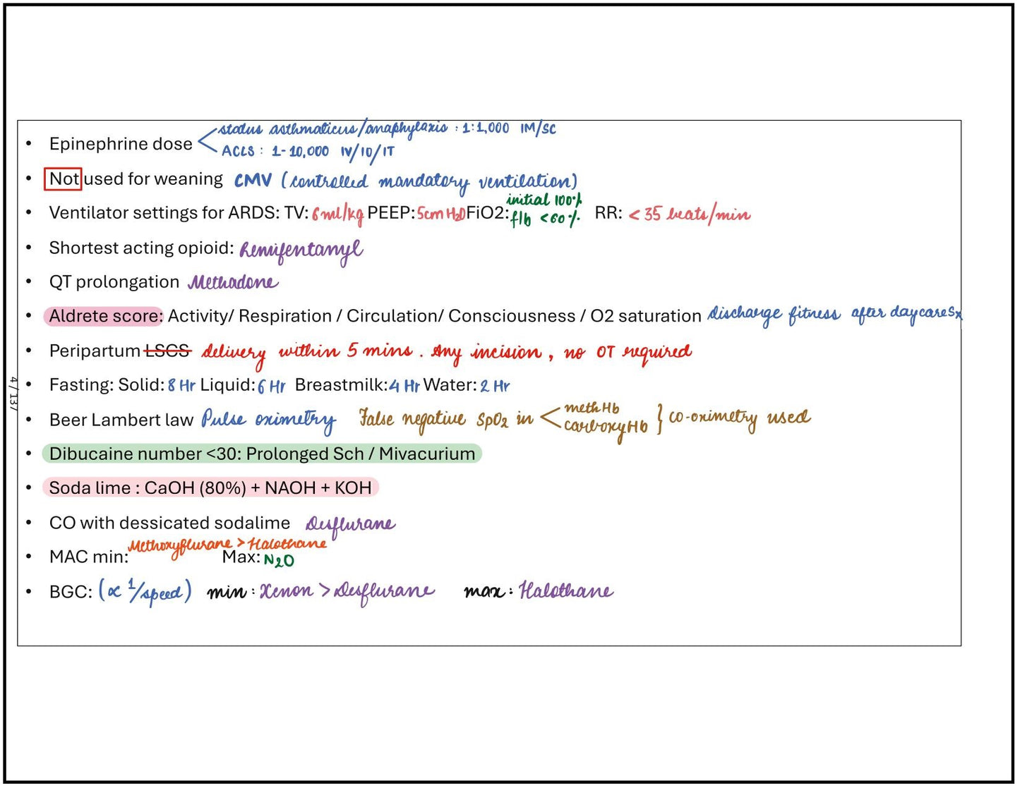 BTR CHOTTI COPY Revision Notes ANOTATED Notes BY DR. ZAINAB VORA (New Offer)