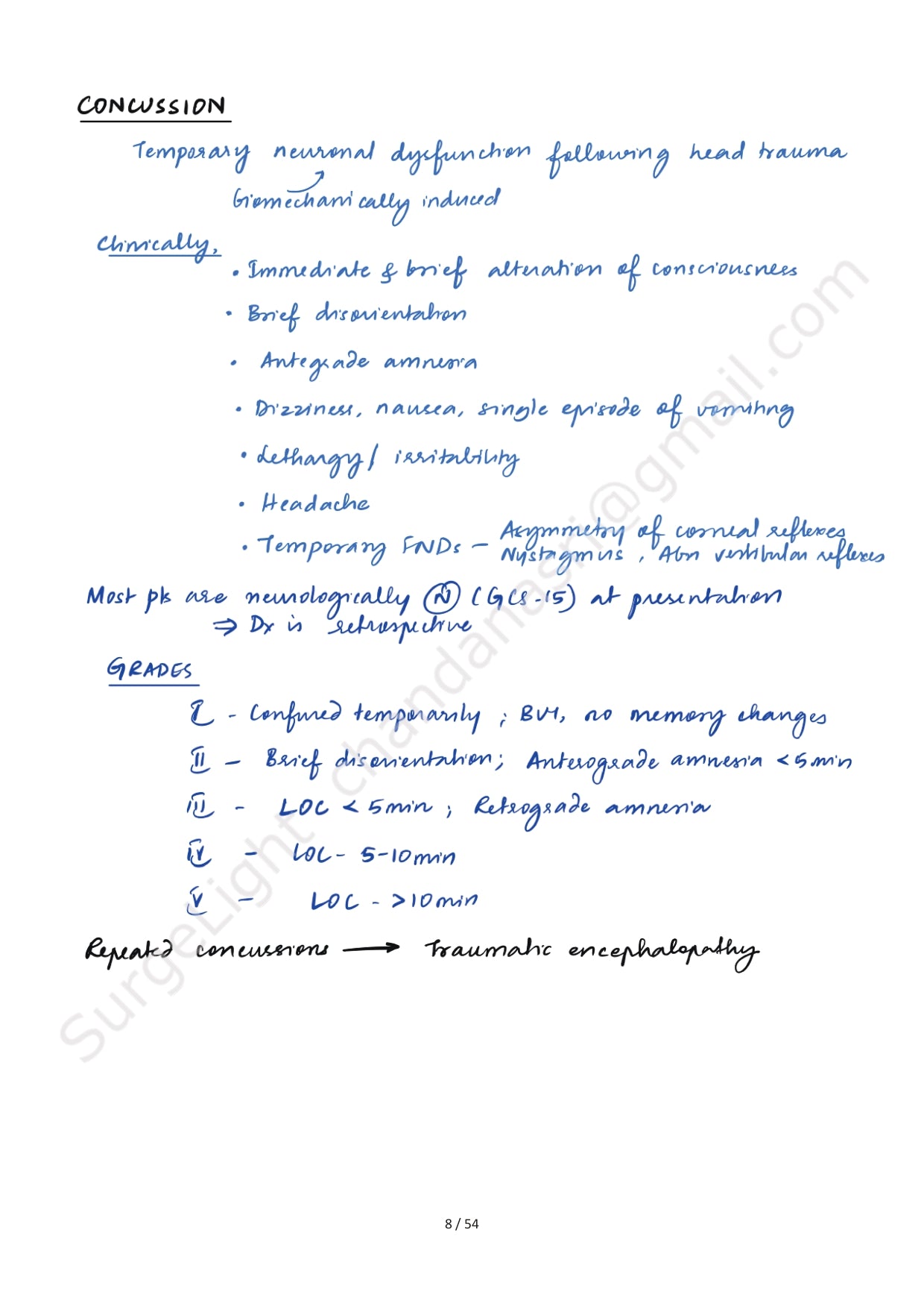 HYDROLEPHALUS - Surgery Notes GMC