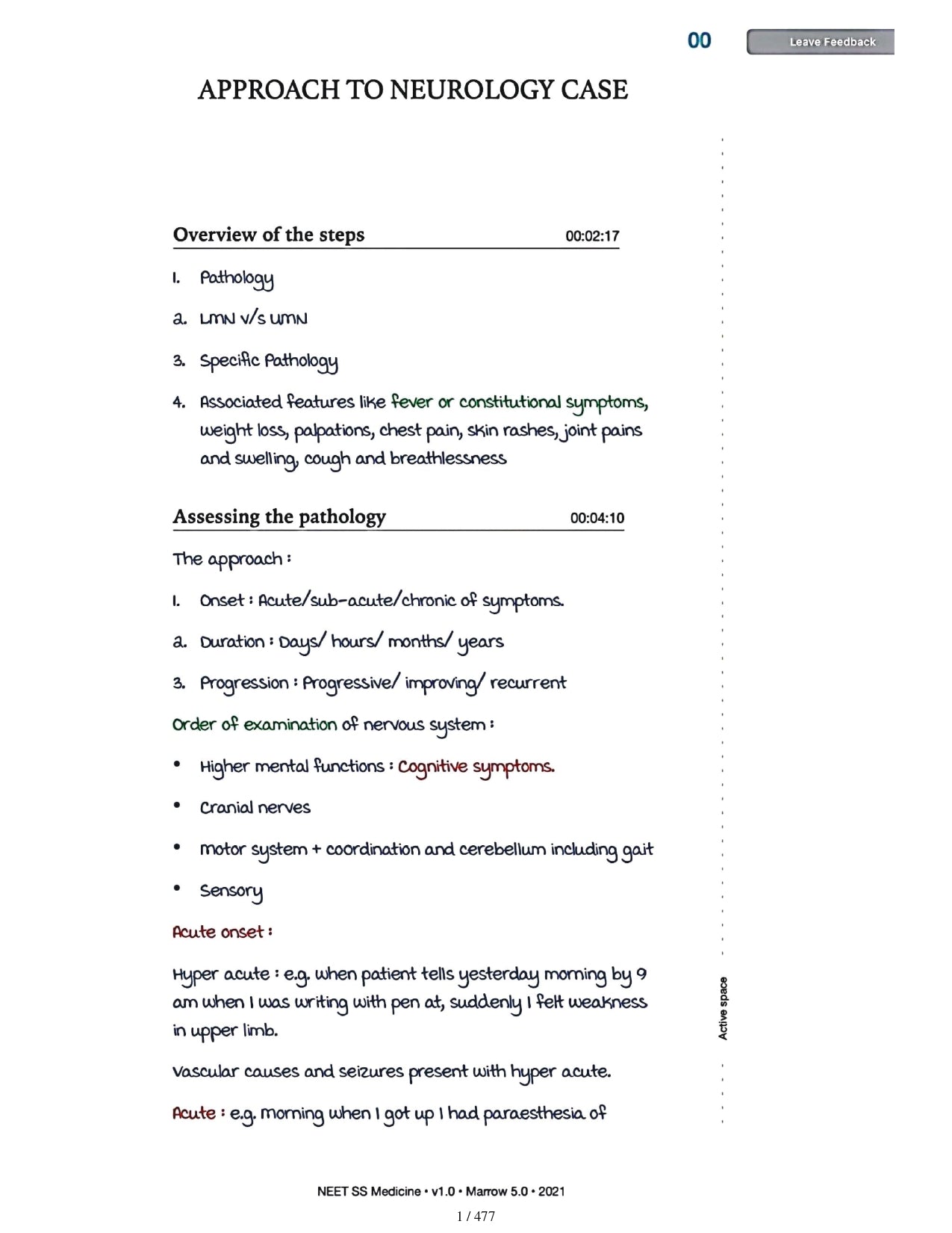 Medicine Neet SS - NEUROLOGY