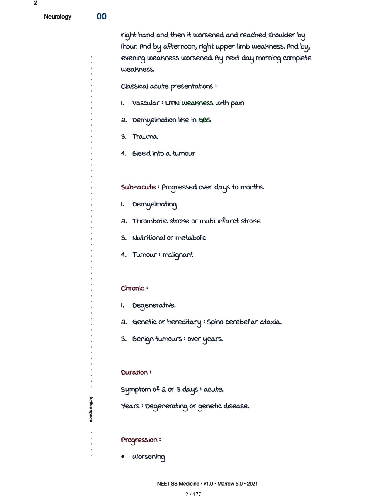 Medicine Neet SS - NEUROLOGY