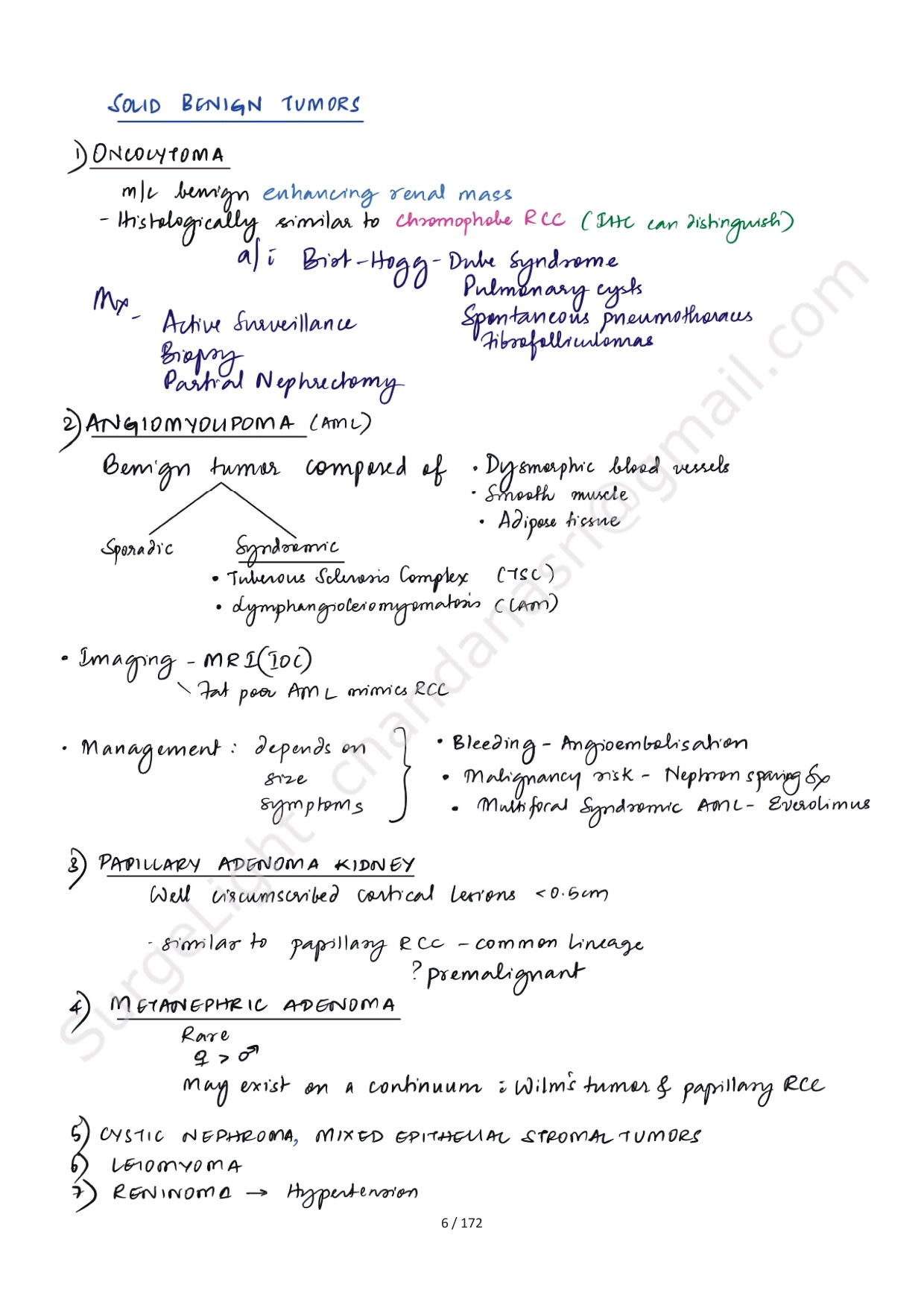 KIDNEY & URETER - Surgery Notes GMC