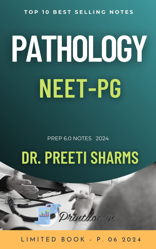 P 6.0 - PATHOLOGY - DR. PREETI SHARMS