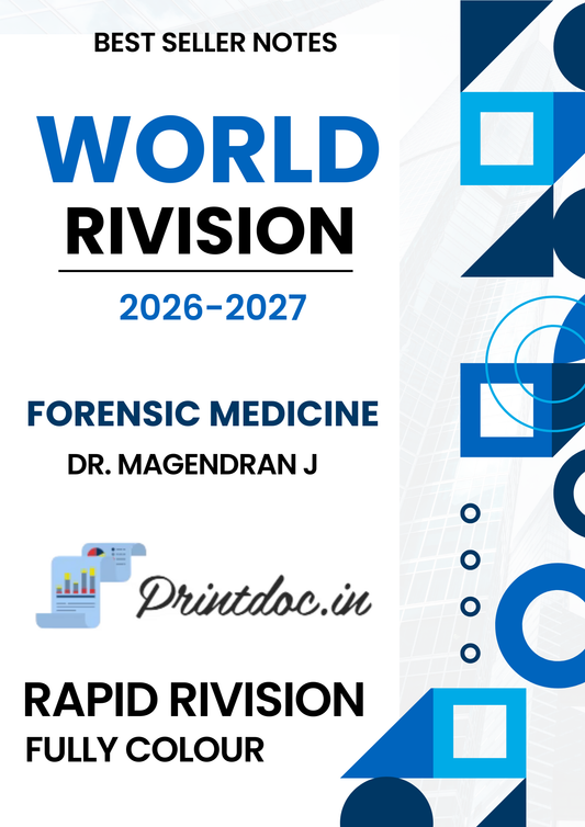 FORENSIC MEDICINE - World of Revision Notes