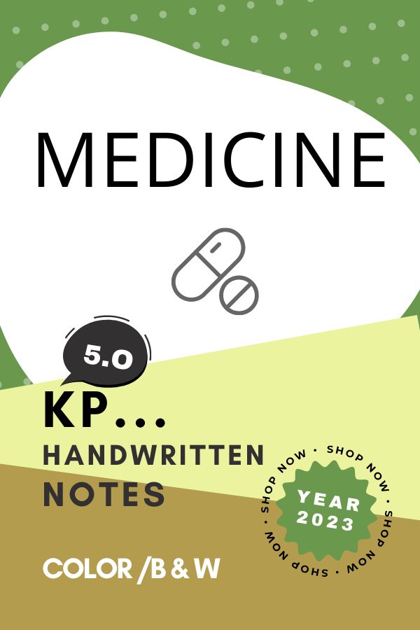 KP 5-0- MEDICINE (VOL 1 and 2)