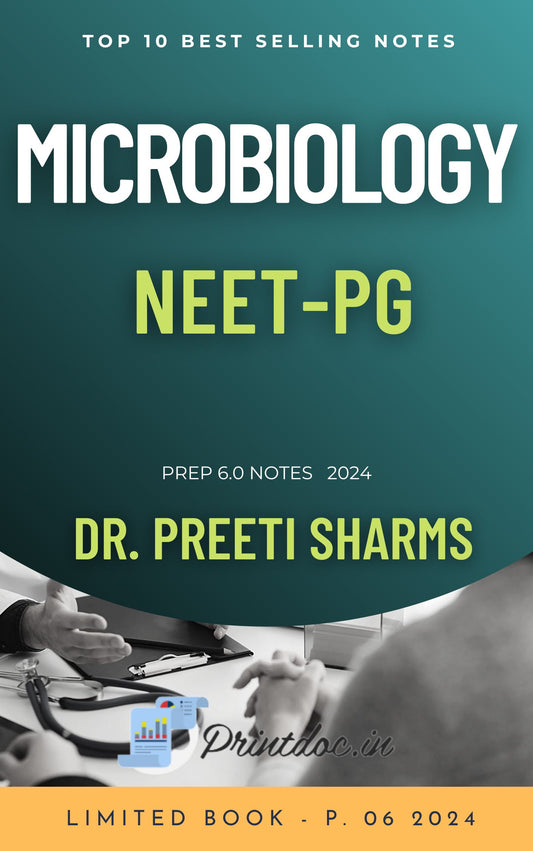 P 6.0 - MICROBIOLOGY - DR. PREETI SHARMS