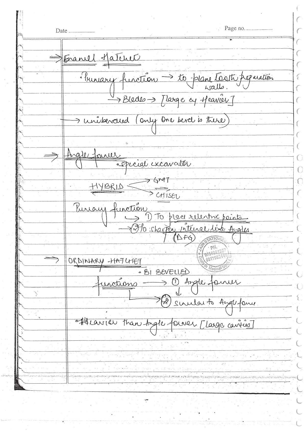 OPERATIVE DENTISTRY - BDS Dental Notes