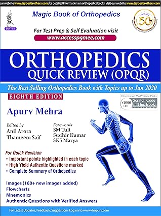 Orthopaedics Quick Review (OPQR) (PGMEE)