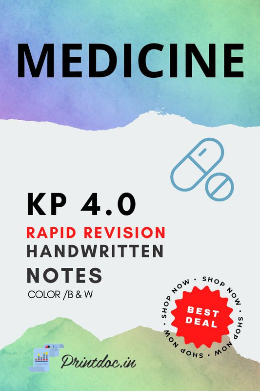 KP 4.0 Rapid Revision - MEDICINE