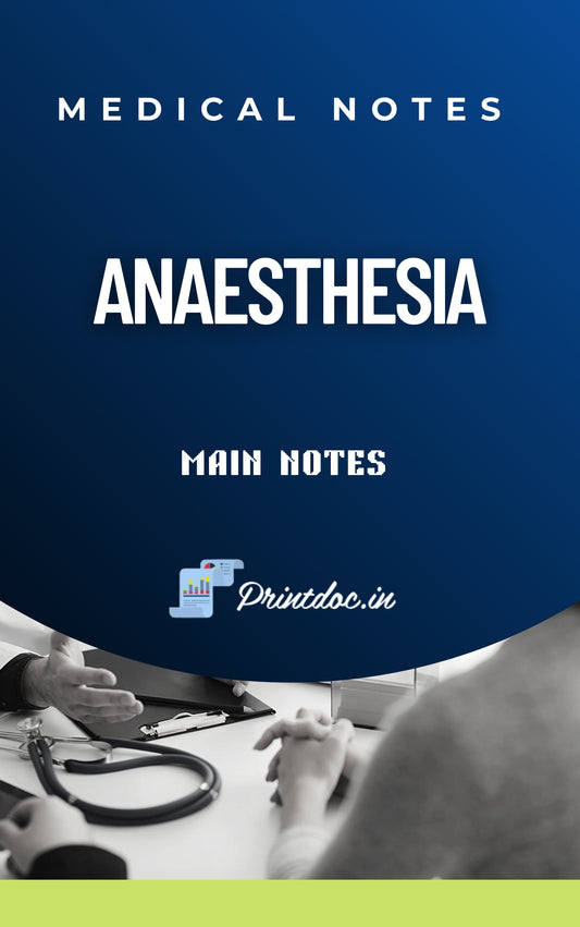 M 8.0 - ANESTHESIA