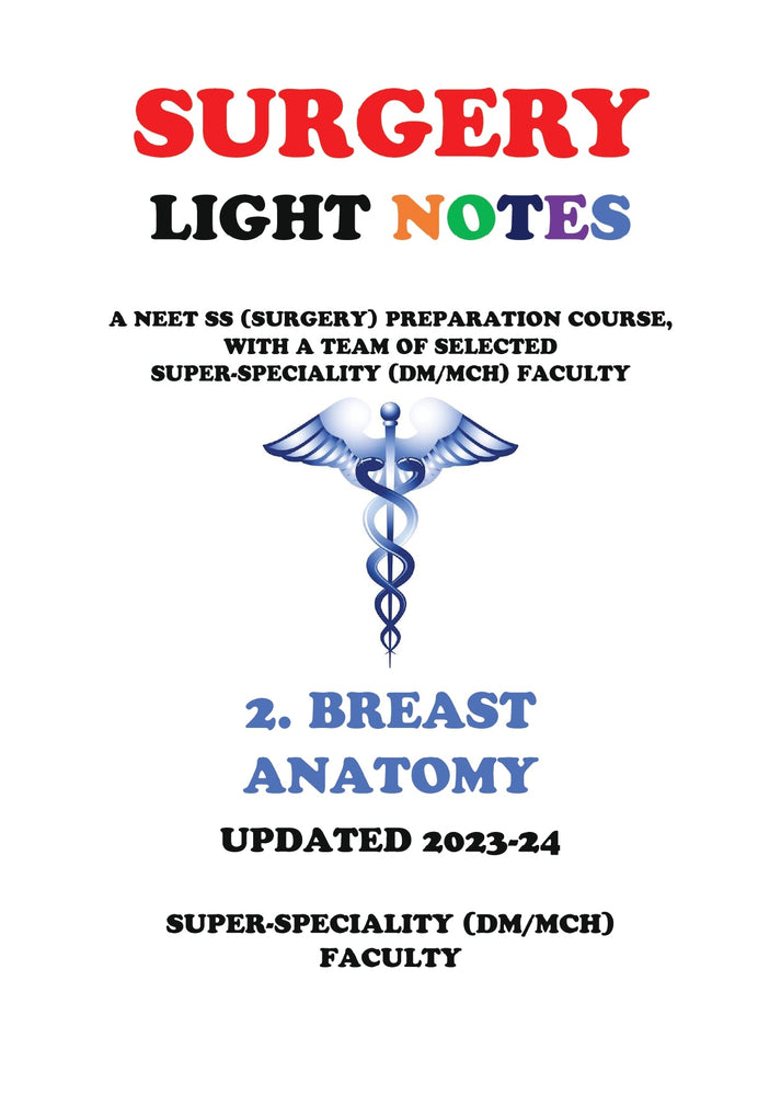 BREAST ANATOMY - Surgery Notes GMC – PrintDoc