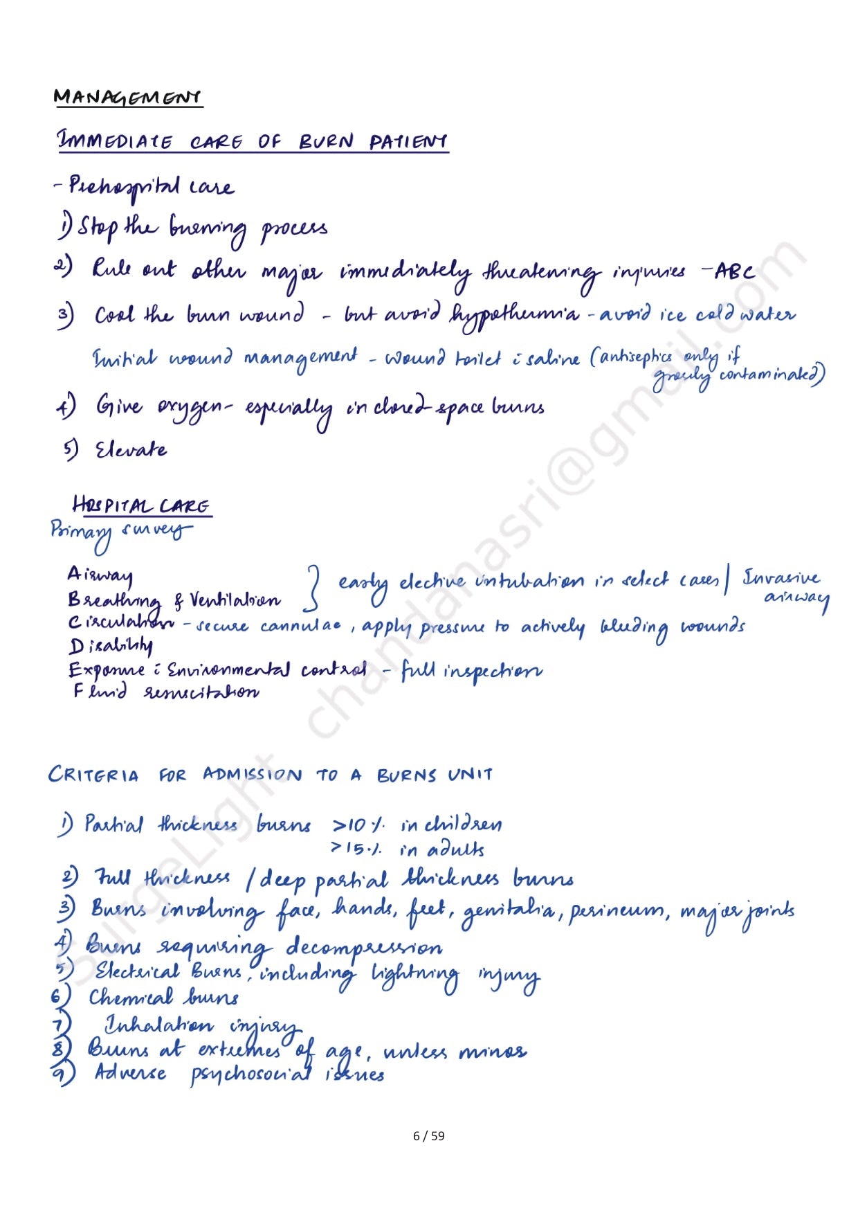 BURNS - Surgery Notes GMC - PrintDoc