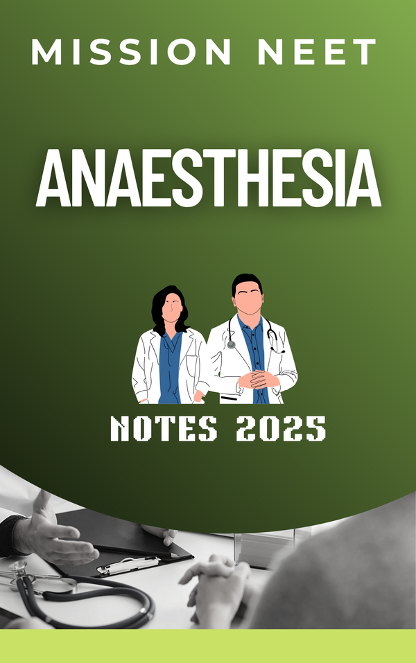 ANAESTHESIA - Mis Notes – PrintDoc
