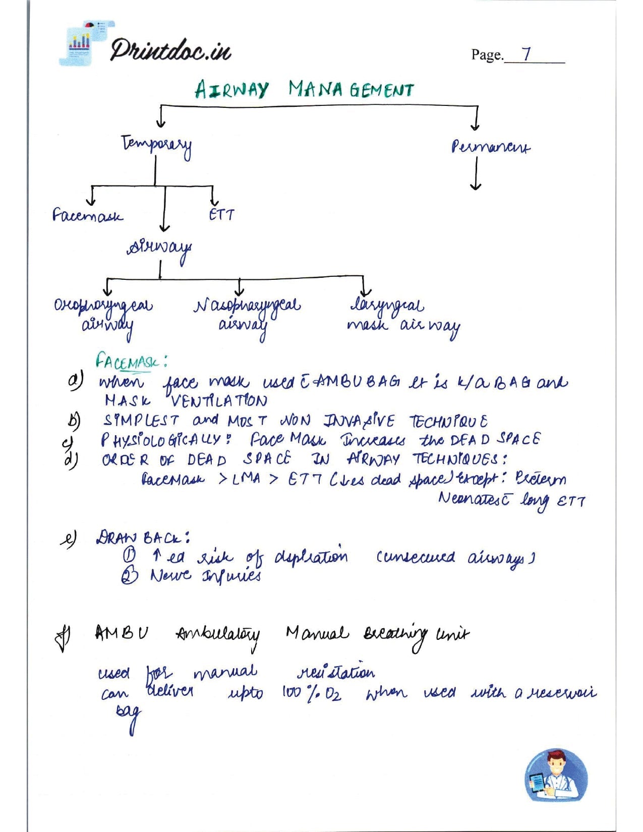 DAMS - ANESTHESIA  NOTES 2022-23 - PrintDoc