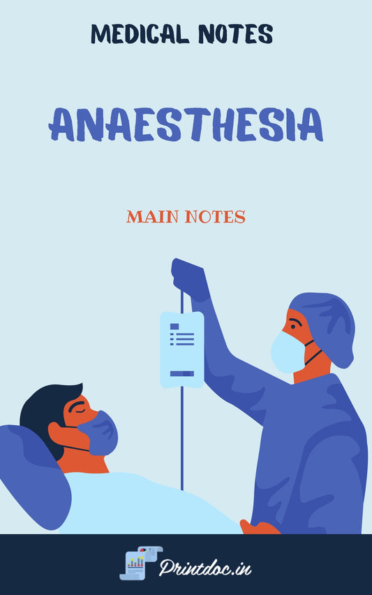 DAMS - ANESTHESIA  NOTES 2023 - PrintDoc