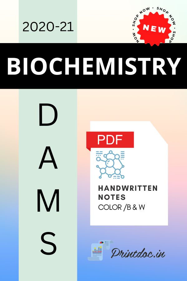 DAMS - BIOCHEMISTRY - PDF - PrintDoc