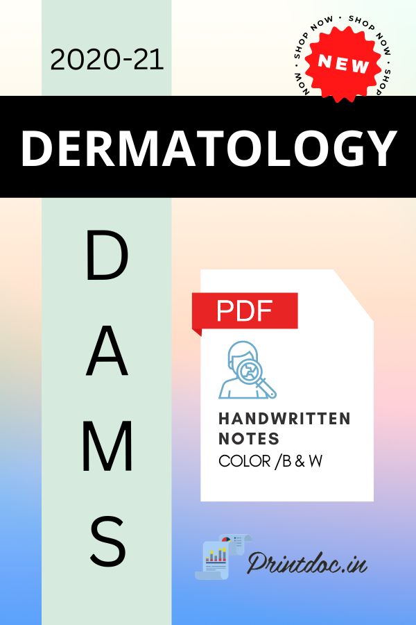 DAMS - DERMATOLOGY - PDF - PrintDoc