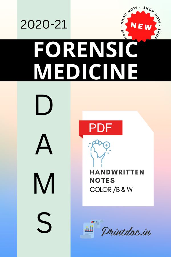 DAMS - FORENSIC MEDICINE - PDF - PrintDoc