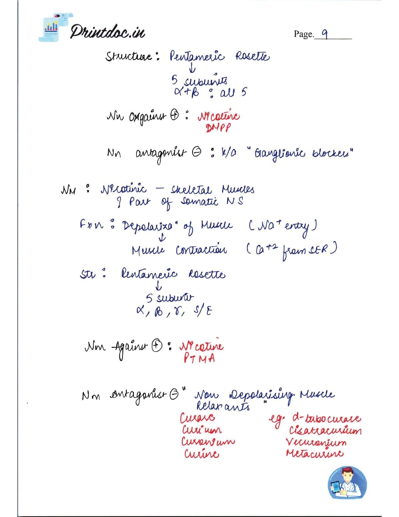 DAMS - PHARMACOLOGY NOTES 2022-23 - PrintDoc