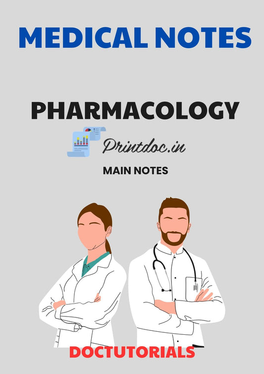 Doc Tutorial - PHARMACOLOGY - PrintDoc