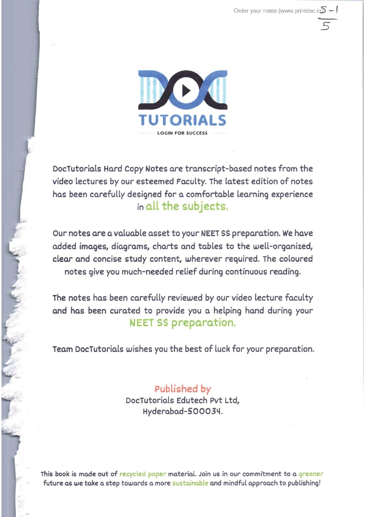 Dr. Tutorial (Surgery) Part 1 - PrintDoc
