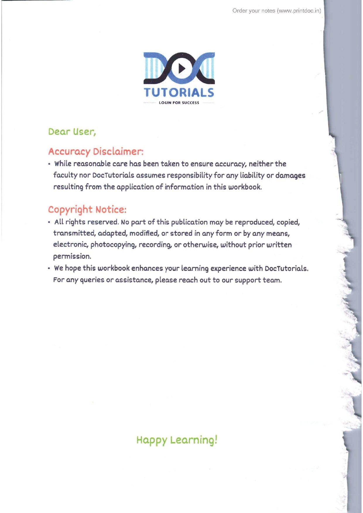 Dr. Tutorial (Surgery) Part 1 - PrintDoc