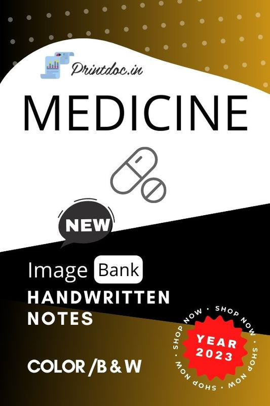 Image Bank - MEDICINE Notes 2023 - PrintDoc